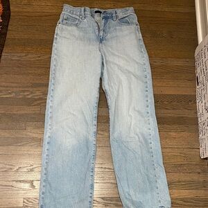 Uniqlo Women's Light Blue Straight Leg Jeans